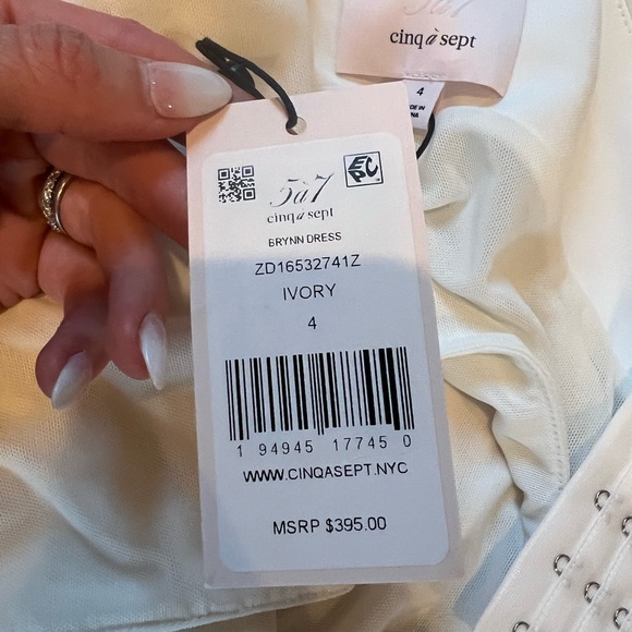 NWT cinq a Sept Brynn Dress sz 4 - Picture 7 of 8